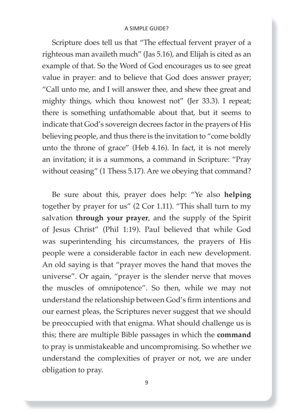 A Simple Guide To Prayer