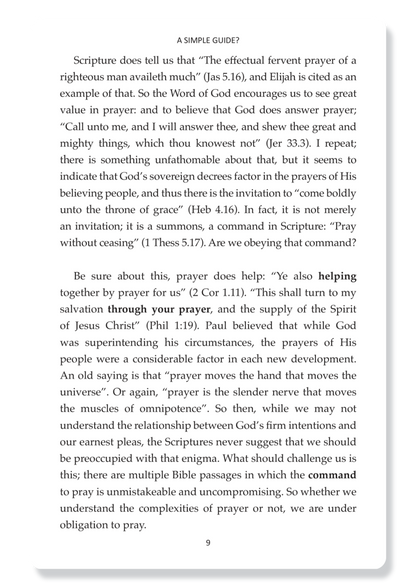 A Simple Guide To Prayer