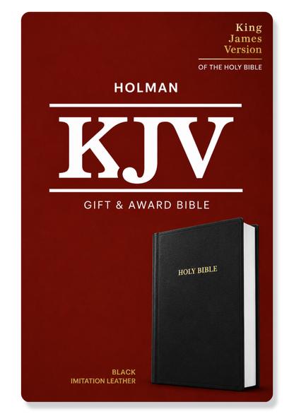 KJV Gift And Award Bible, Imitation Leather (Black)