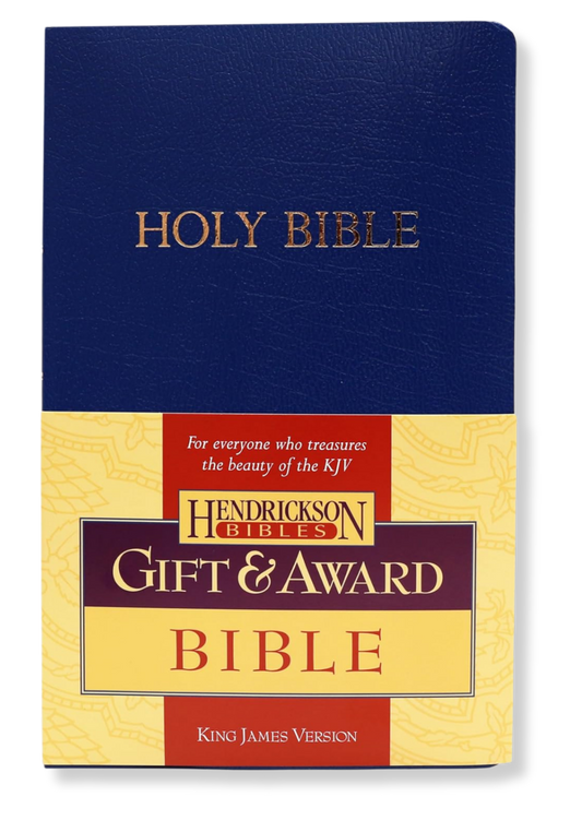 KJV Gift And Award Bible Imitation Leather (Blue)