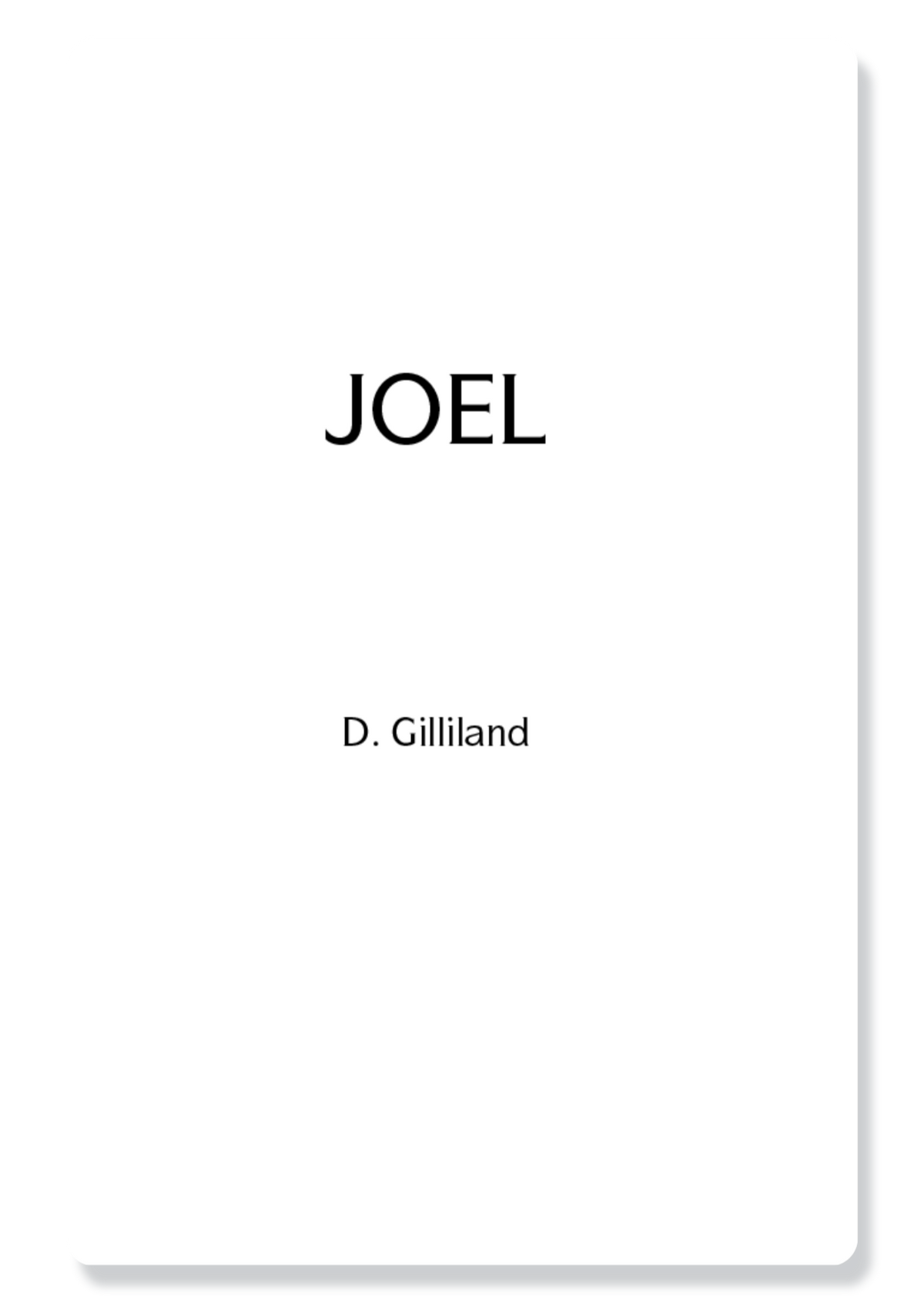 Joel, Amos, Obadiah, Jonah & Micah
