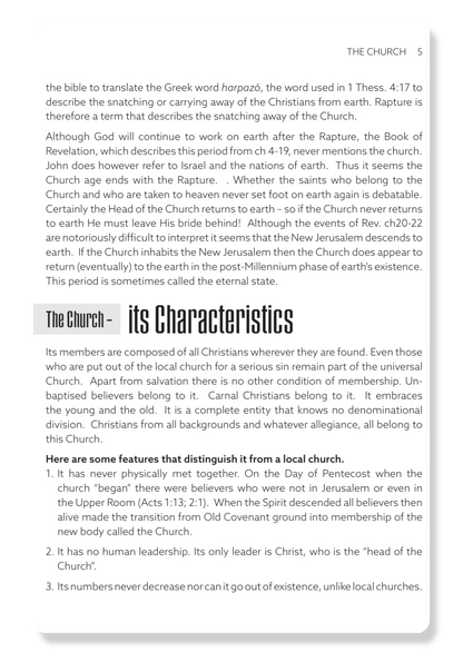 Book 1: The Church
