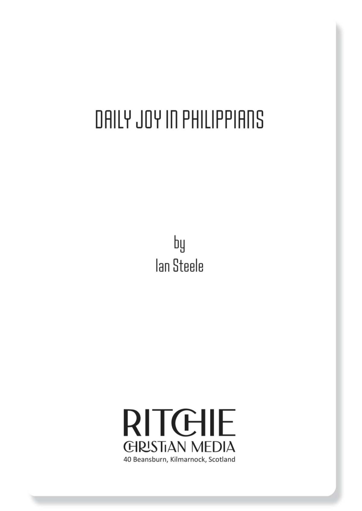 Daily Joy in Philippians