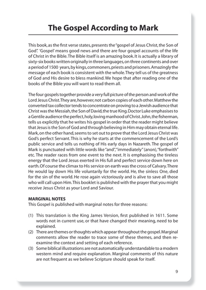 The Gospel of Mark, with Notes