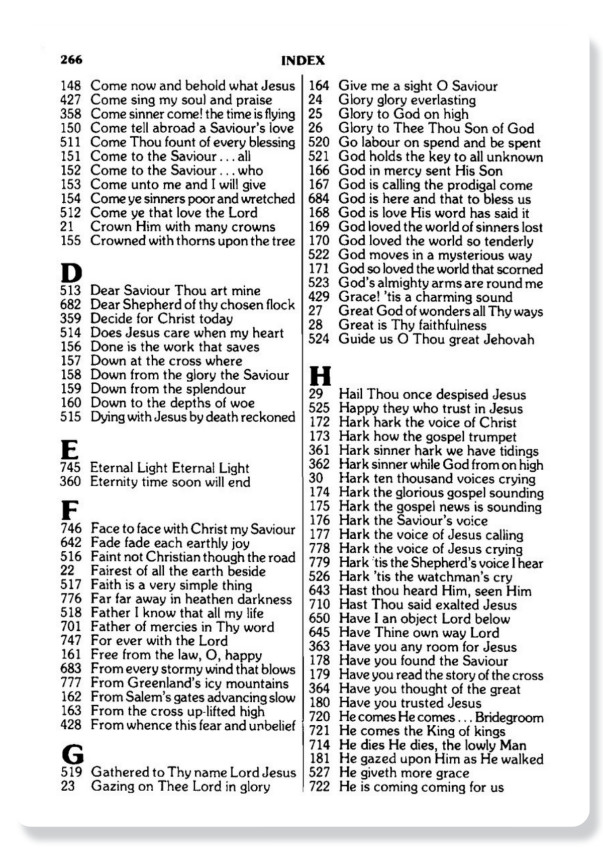 New Gospel Hymn Book