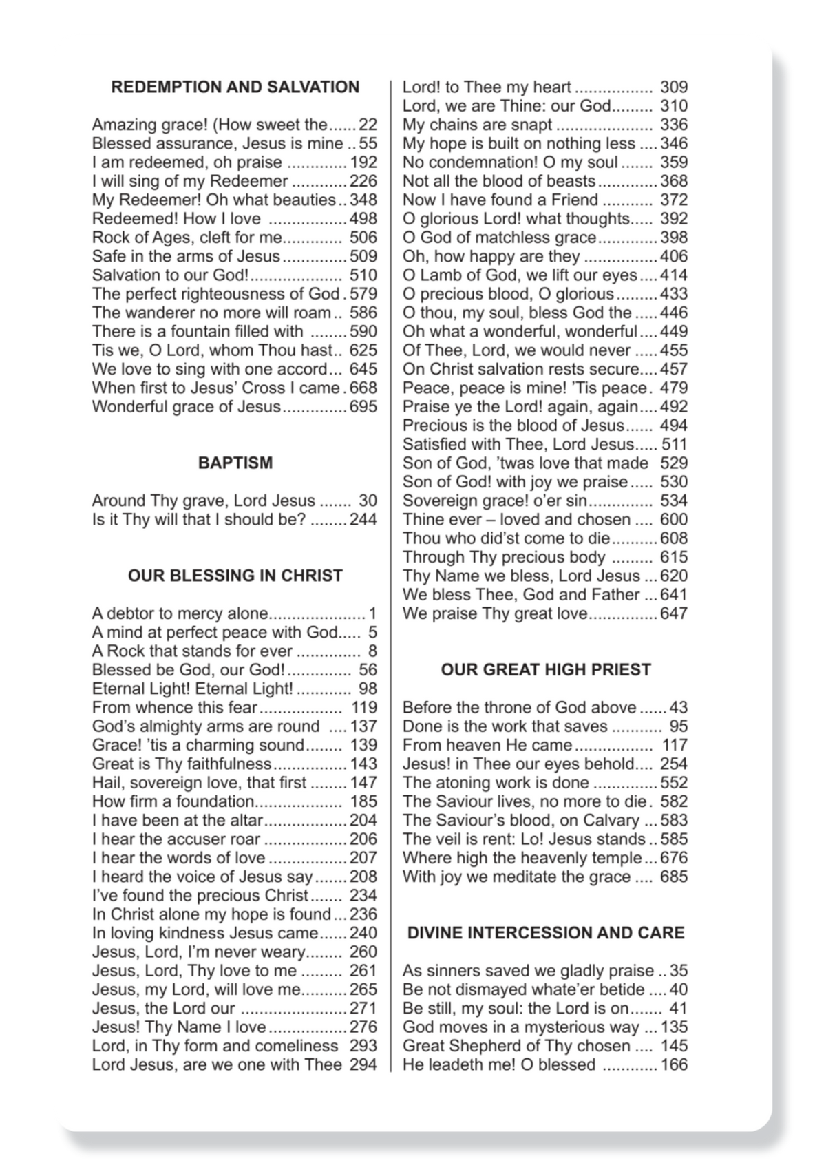 New Believer's Hymn Book