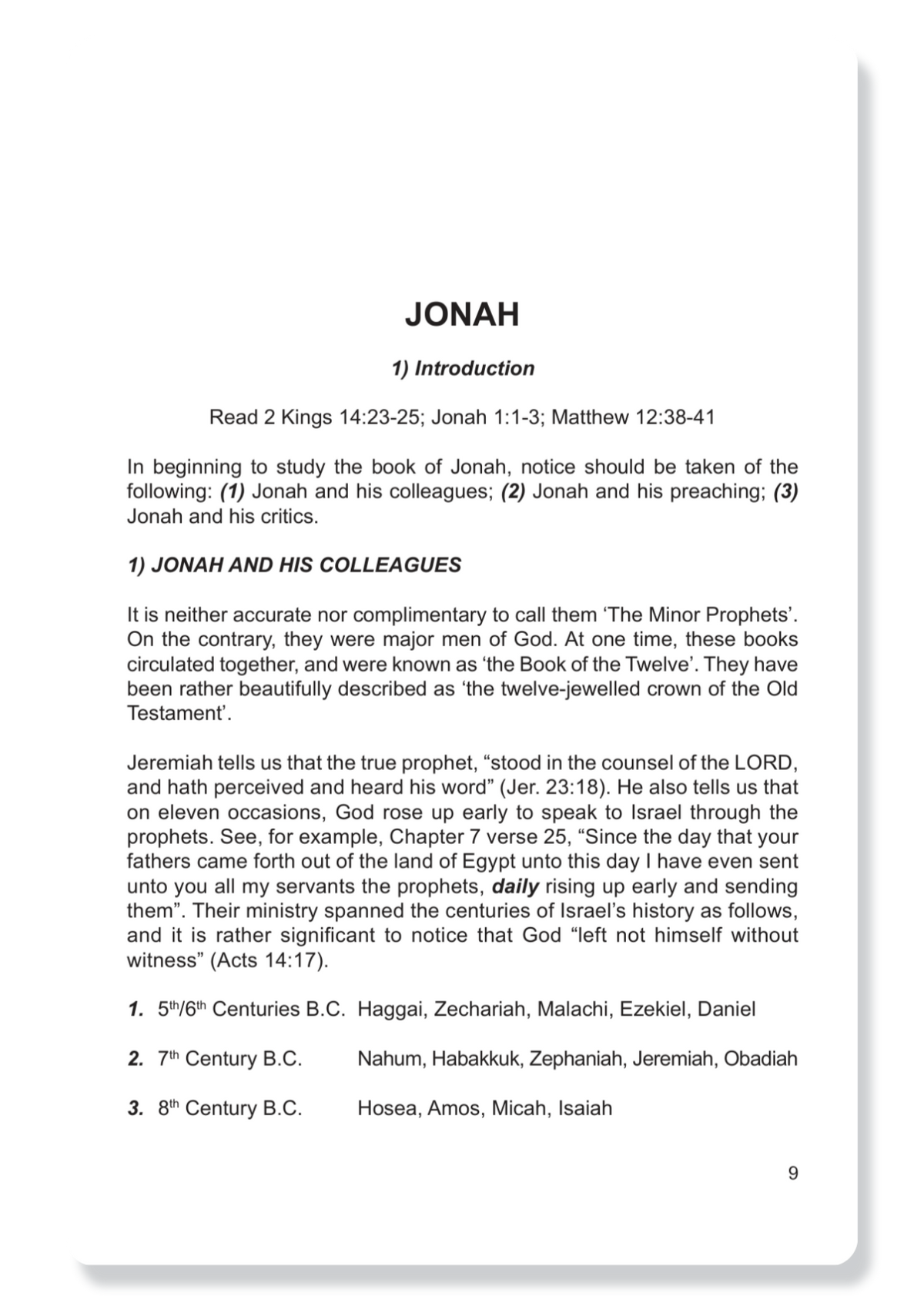 Jonah, Micah, Nahum & Habakkuk