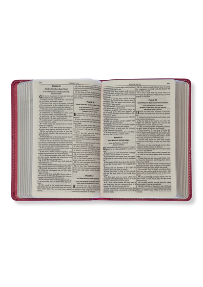 KJV Pocket Edition, Luxleather (Pink)