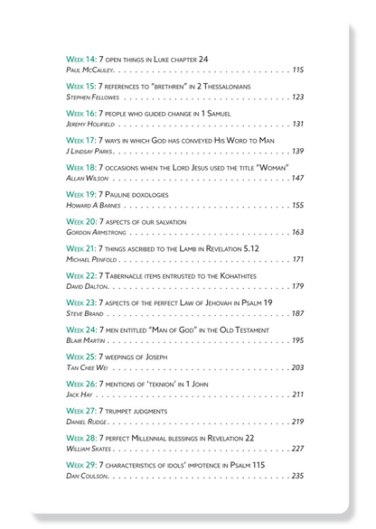 Scripture Sevens Volume 3