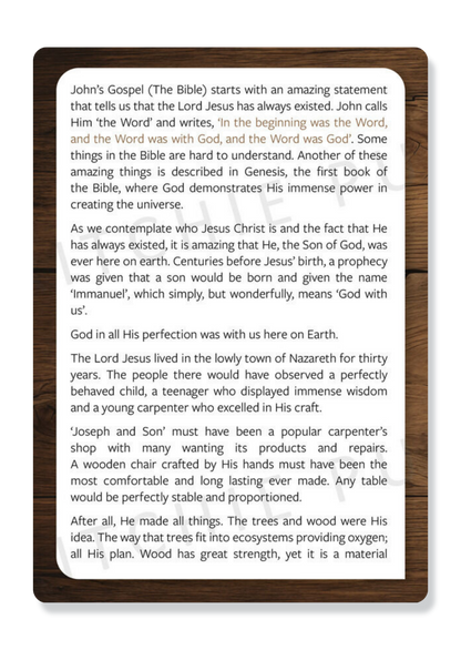 The Greatest Carpenter