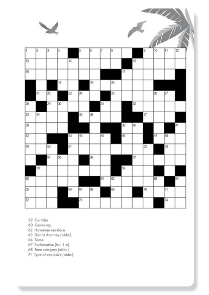Relaxing Bible Crosswords