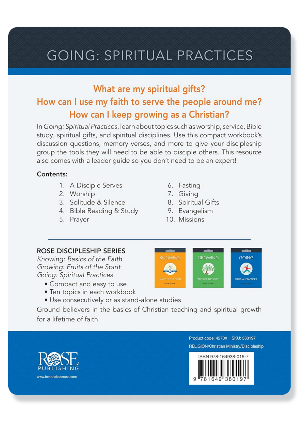 Going: Spiritual Practices