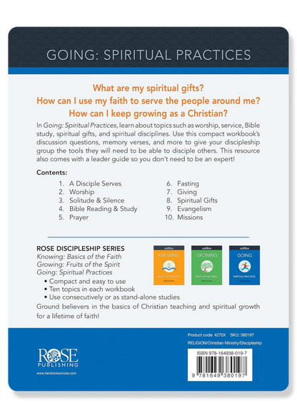 Going: Spiritual Practices
