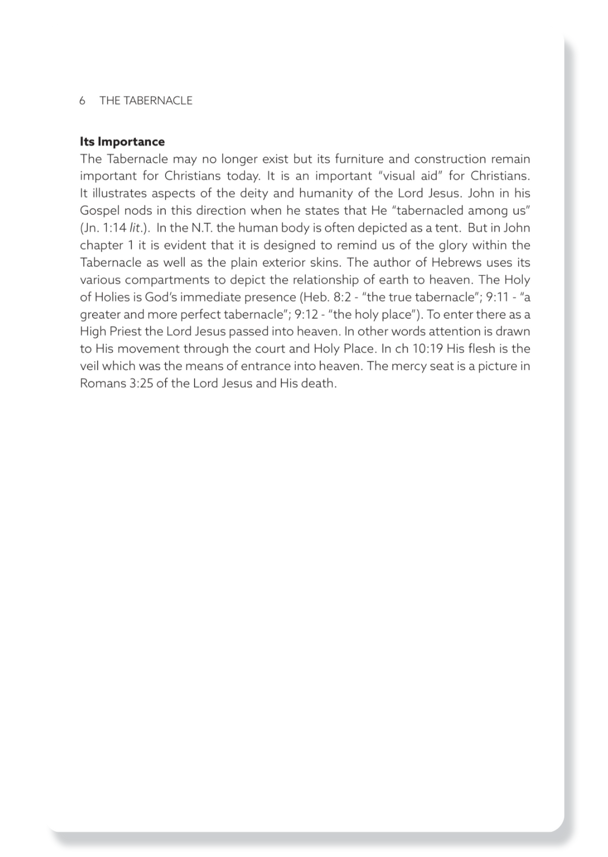 Book 4: The Tabernacle