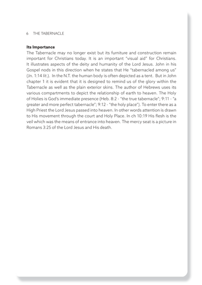 Book 4: The Tabernacle