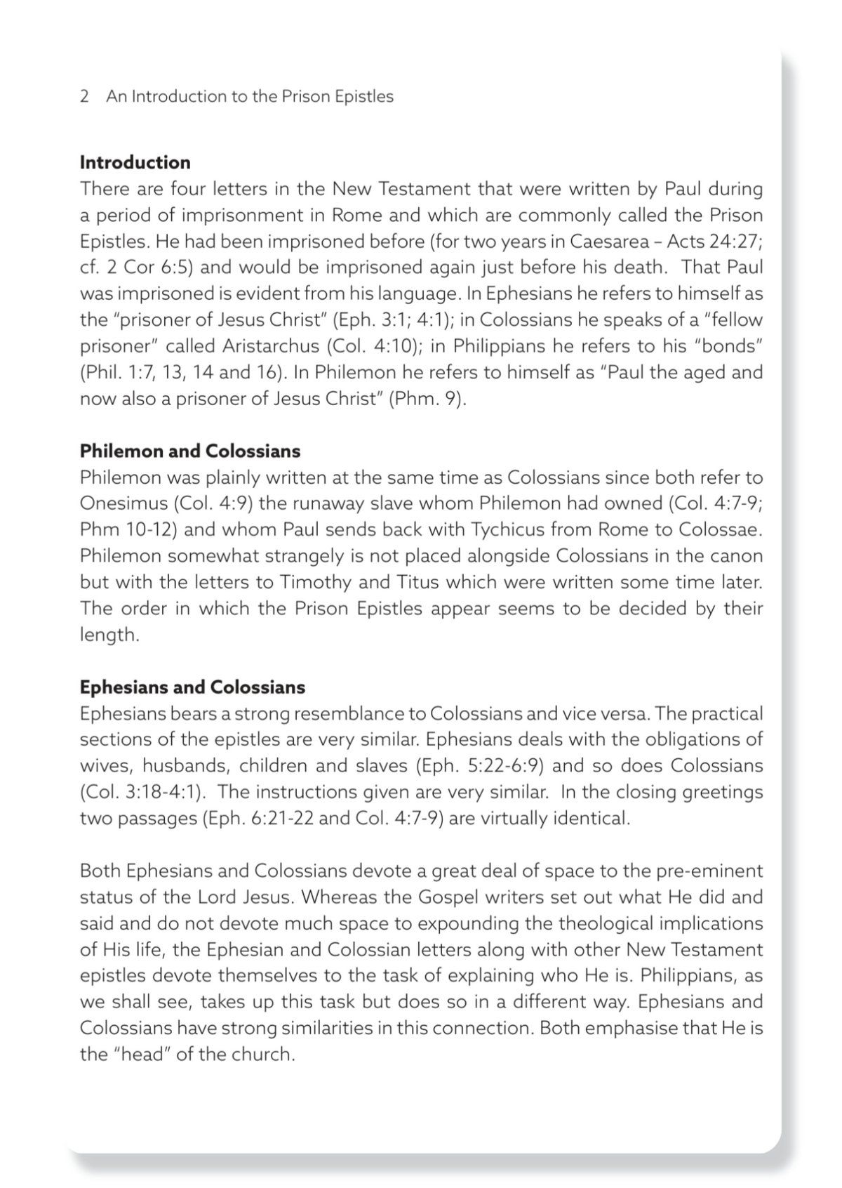 Book 5: The Prison Epistles