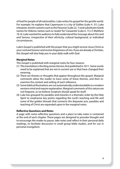 The Gospel of Luke, with Notes