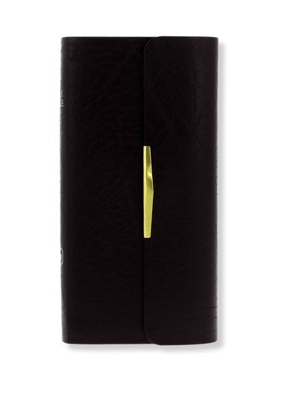 NKJV Pocket Companion Bible Leather (Black)