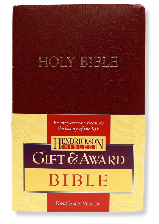 KJV Gift And Award Bible Imitation Leather (Burgundy)