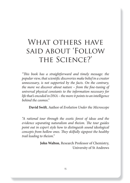 Follow the Science