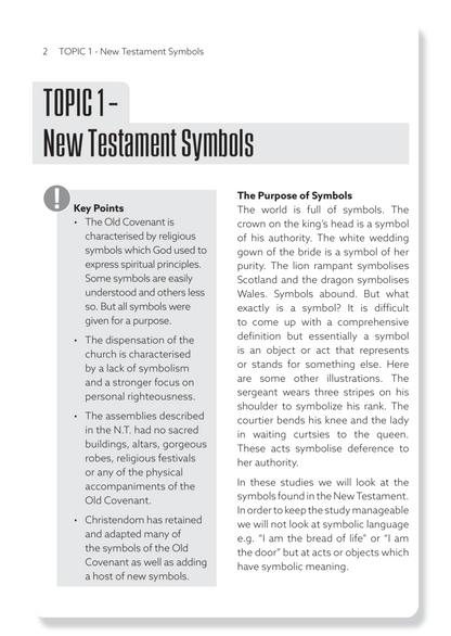 Book 3: New Testament Symbols