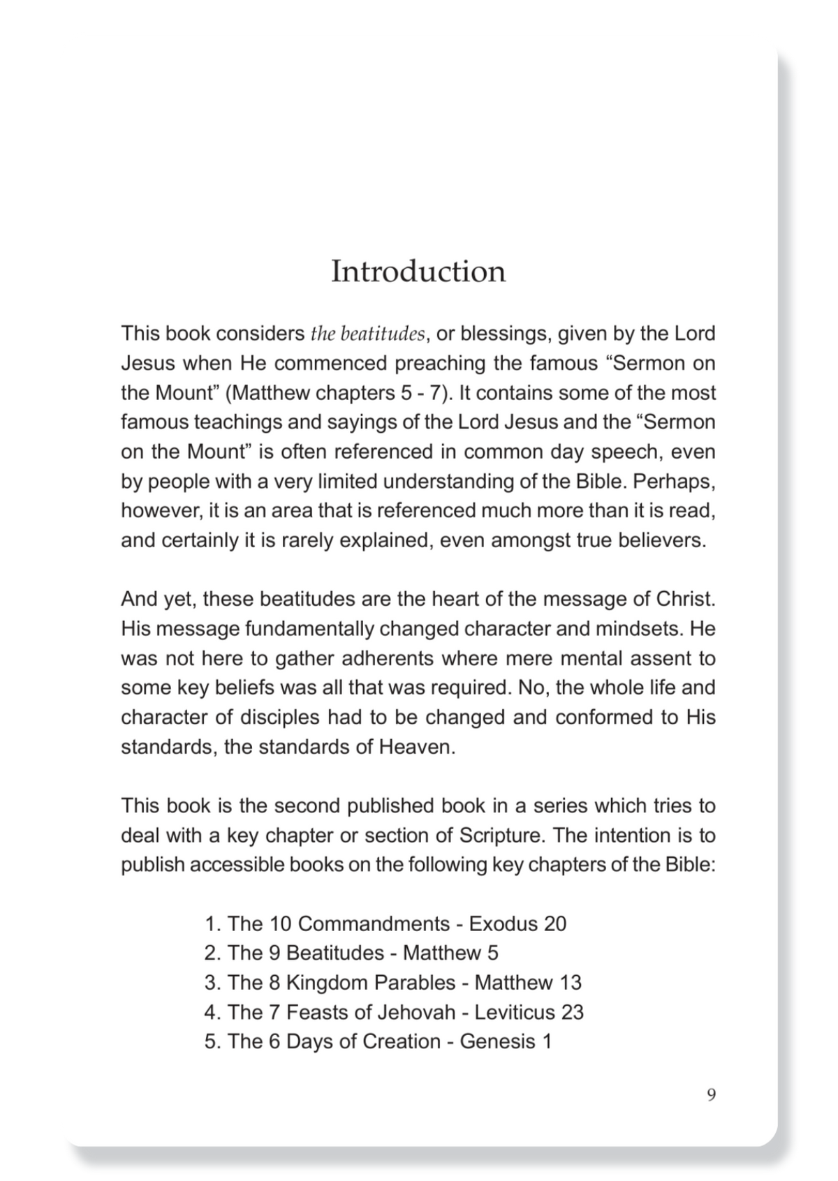9 Beatitudes