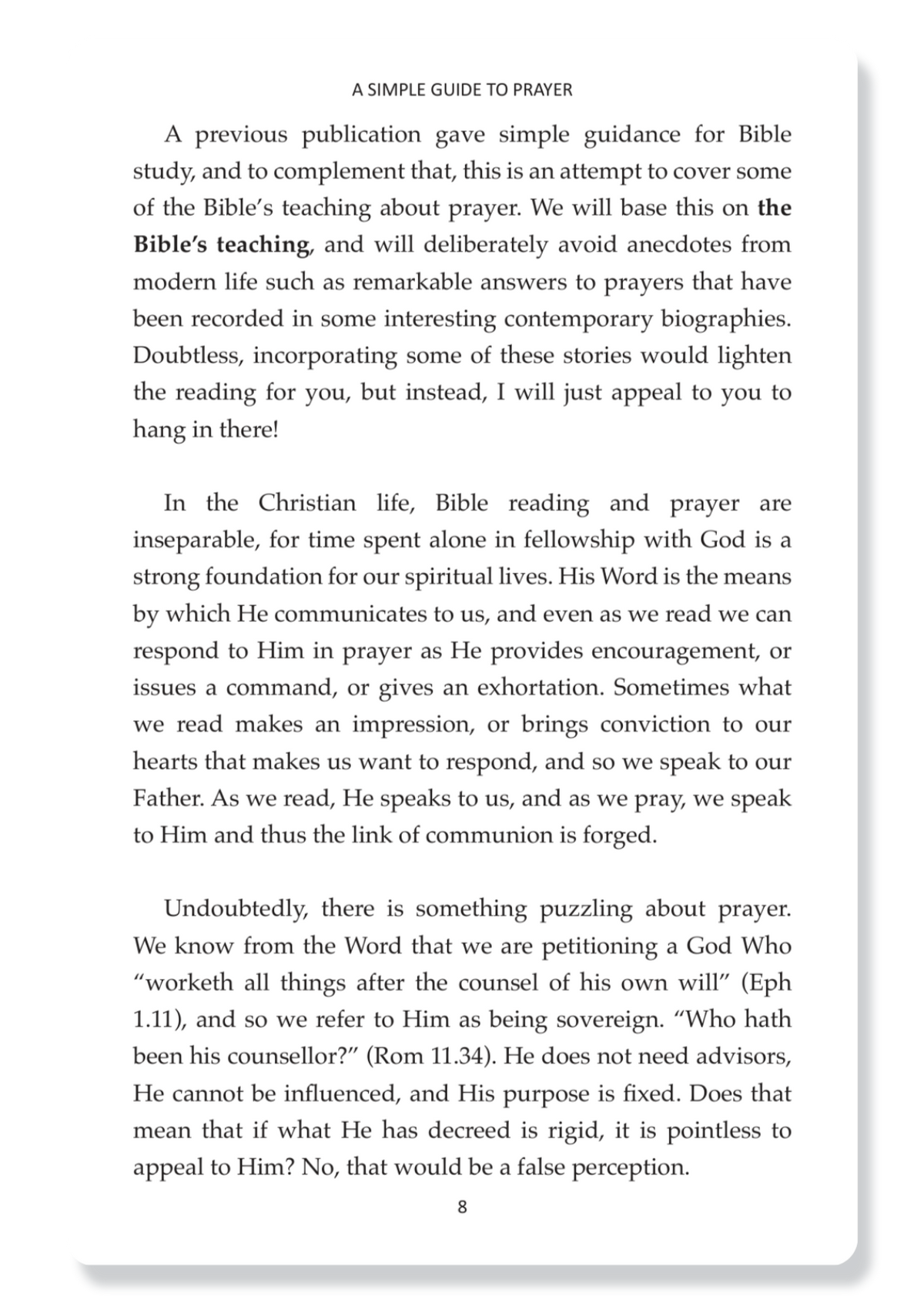 A Simple Guide To Prayer