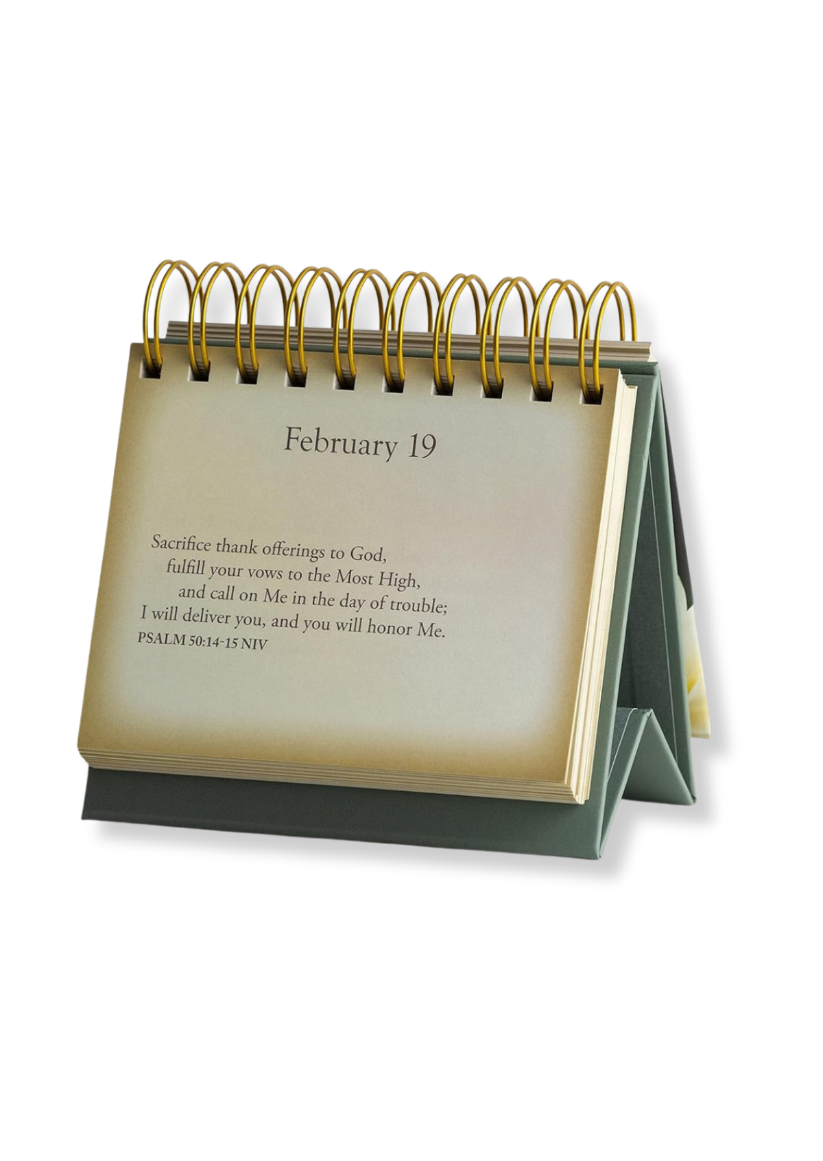 "Psalms, Beside Still Waters" Perpetual Calendar DayBrightener