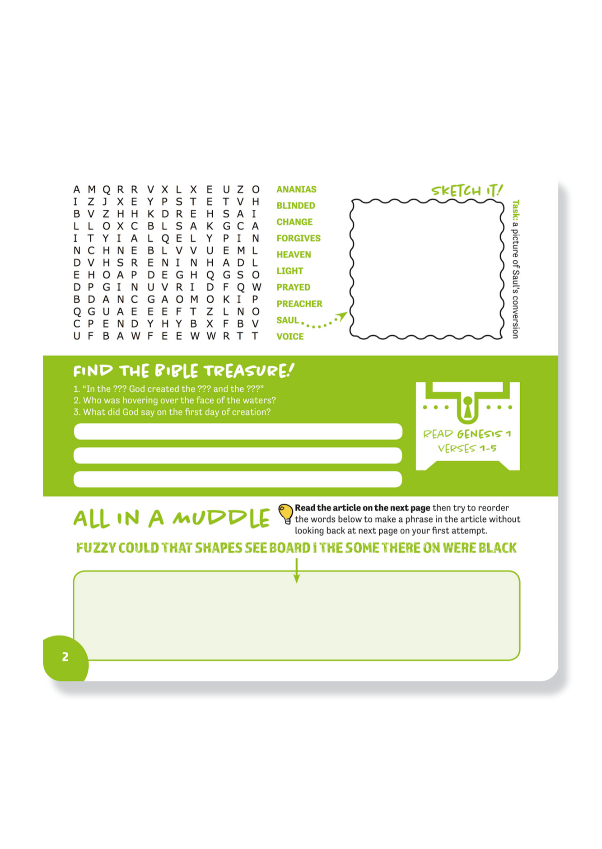 Bible Explorers Activity Book
