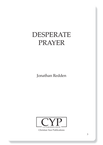 Desperate Prayer