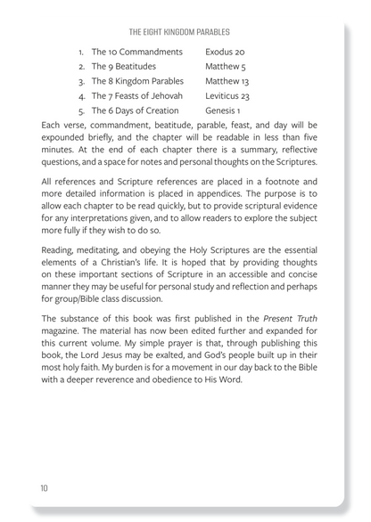 8 Kingdom Parables