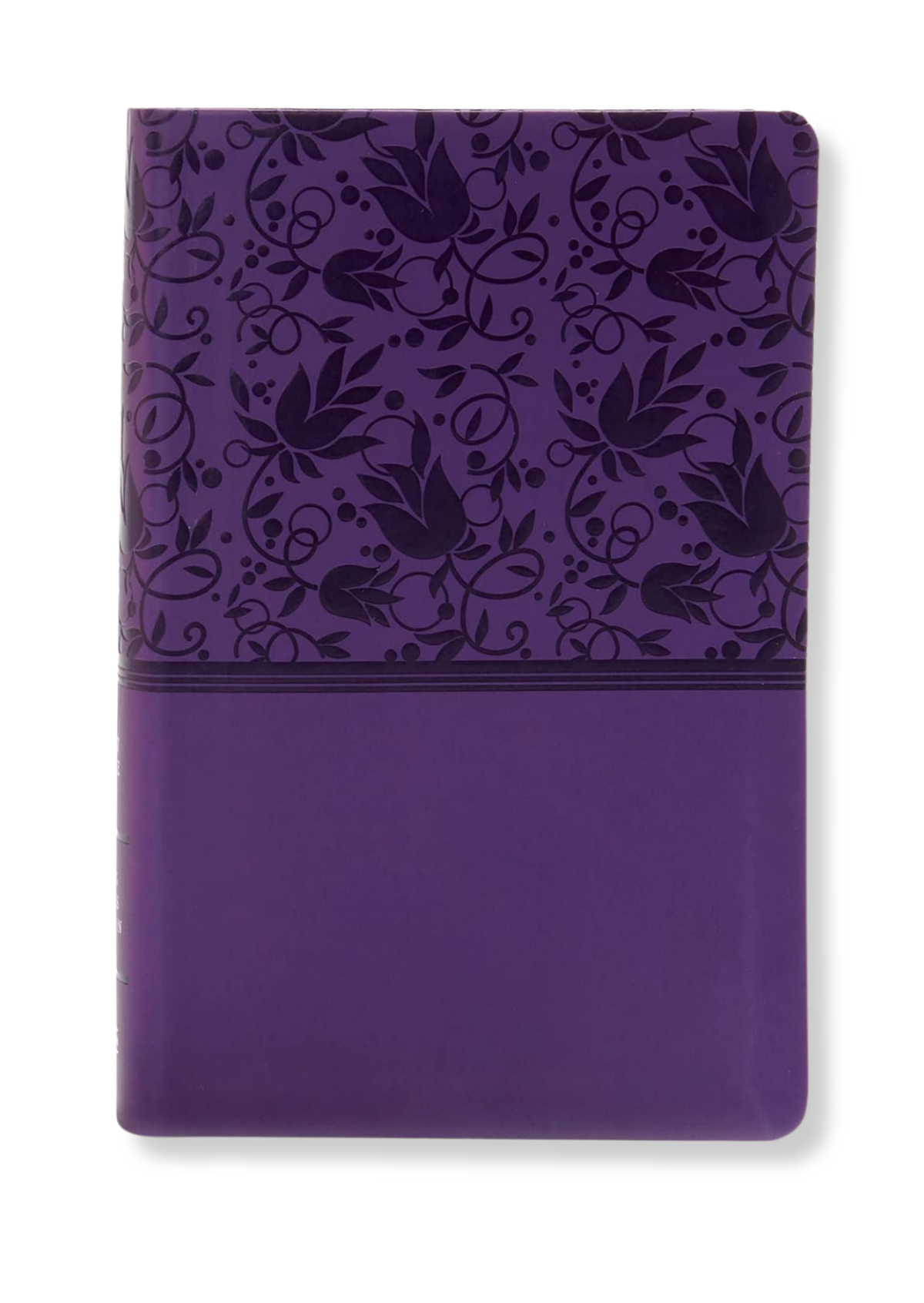KJV Large Print Personal Size Reference Bible, Leathertouch (Purple)