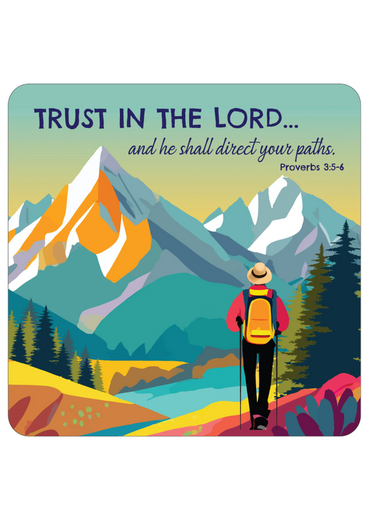 Trust In The Lord Christian Coaster