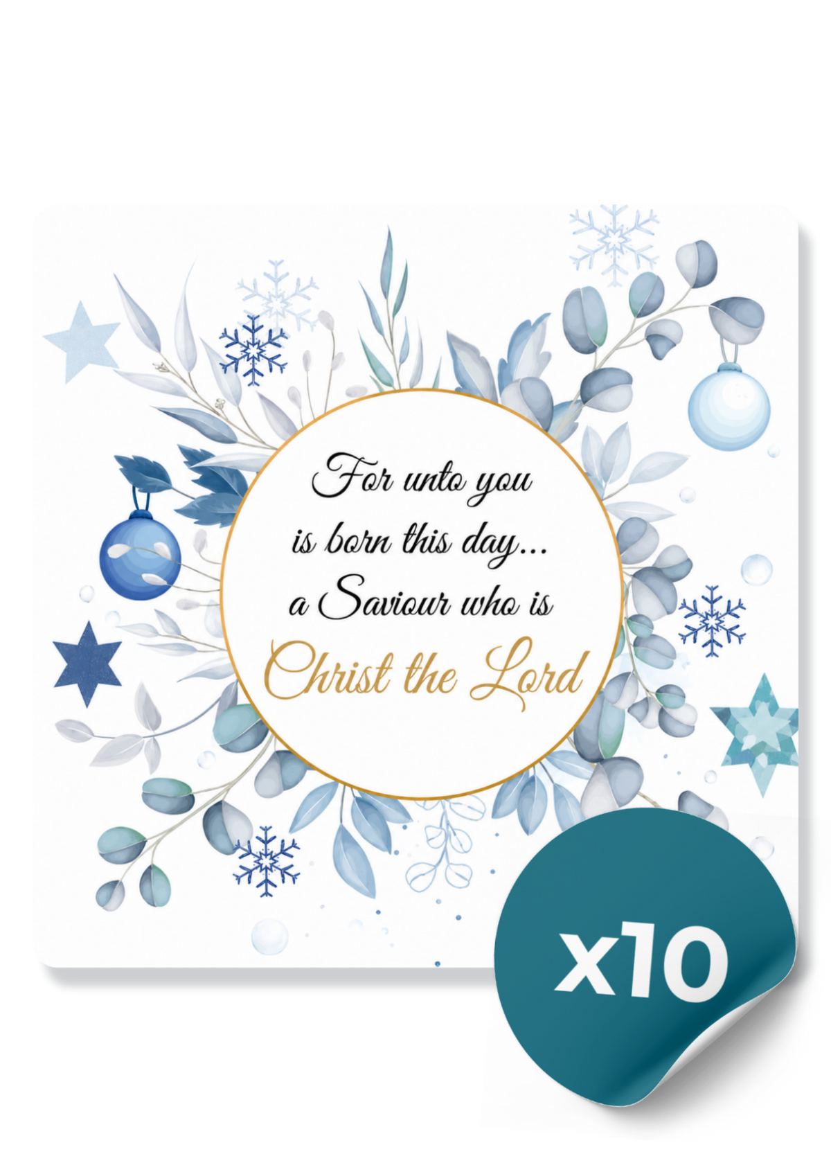 Christmas Cards: A Saviour who is Christ the Lord (10 Cards)
