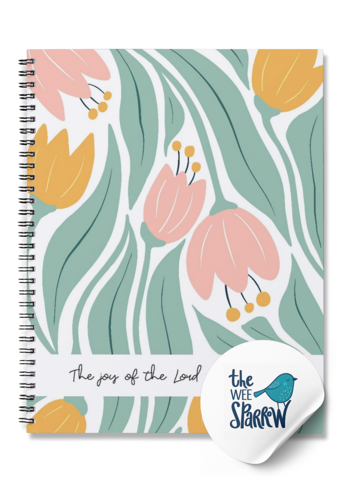 The Joy of the Lord (Nehemiah 8:10) A5 Wire-Bound Notebook