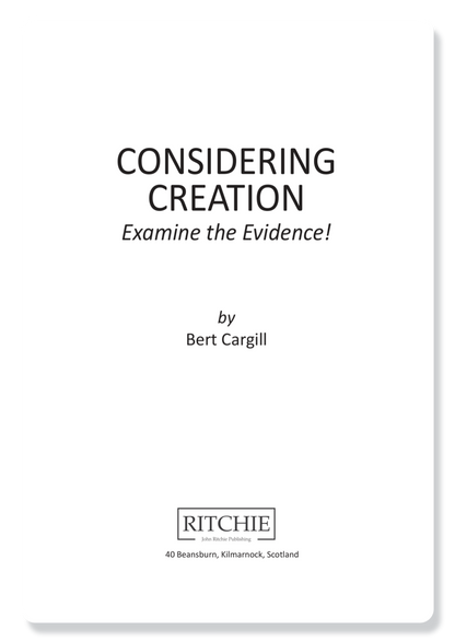 Considering Creation