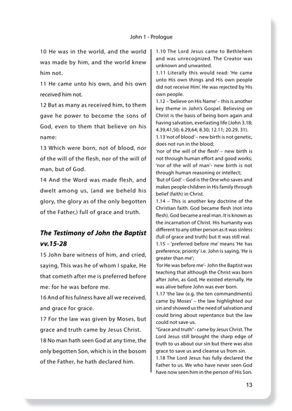 The Gospel of John, with Notes