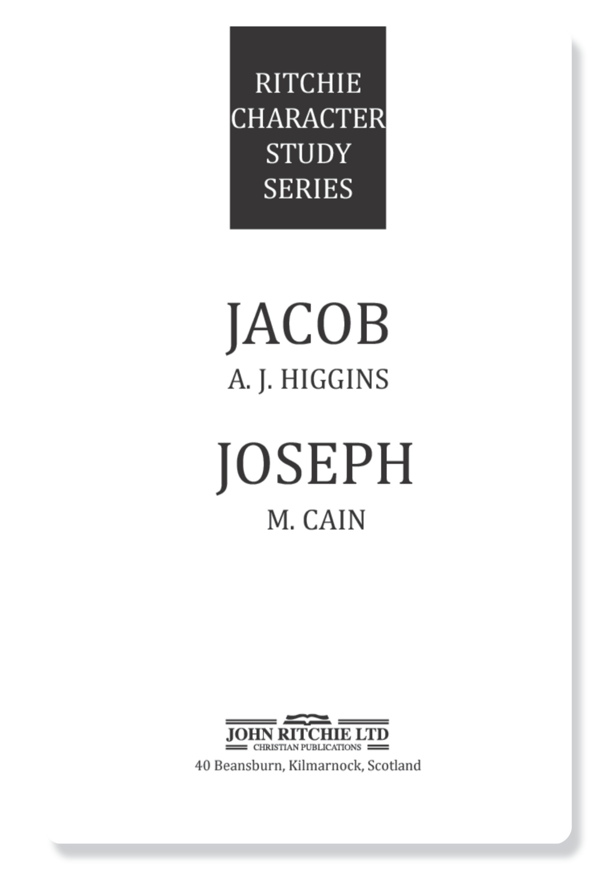 Jacob & Joseph