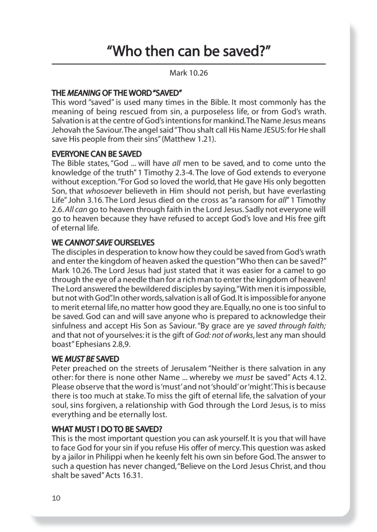 The Gospel of Mark, with Notes