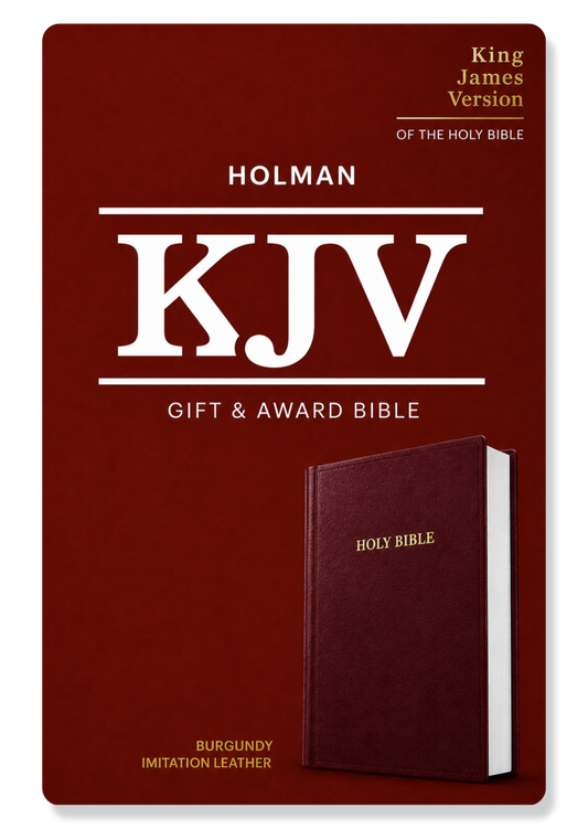 KJV Gift And Award Bible, Imitation Leather (Burgundy)