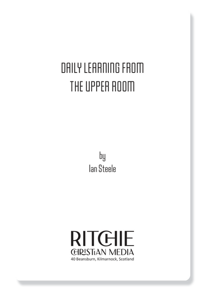 Daily Learning from the Upper Room