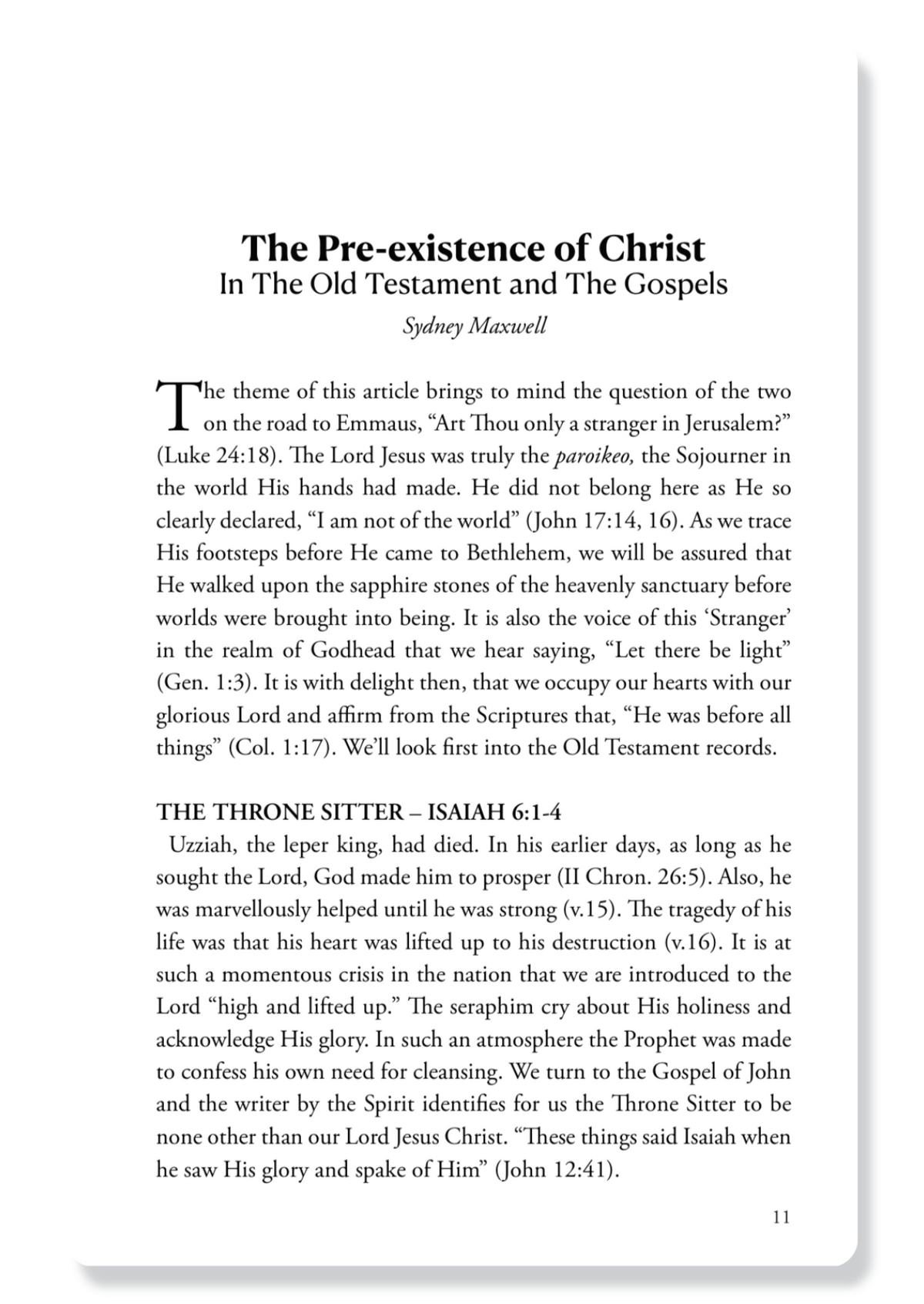 The Person Of Christ