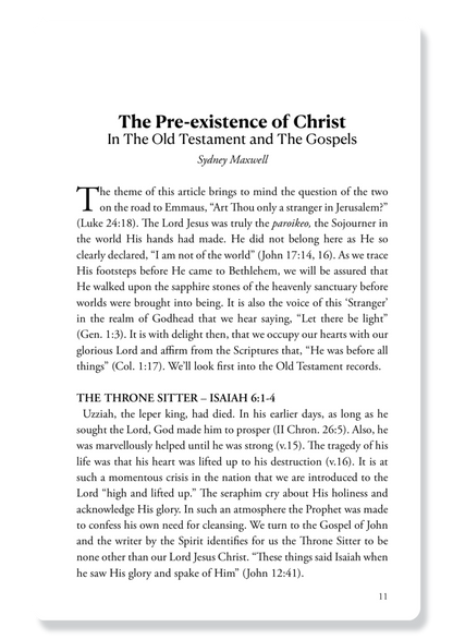 The Person Of Christ