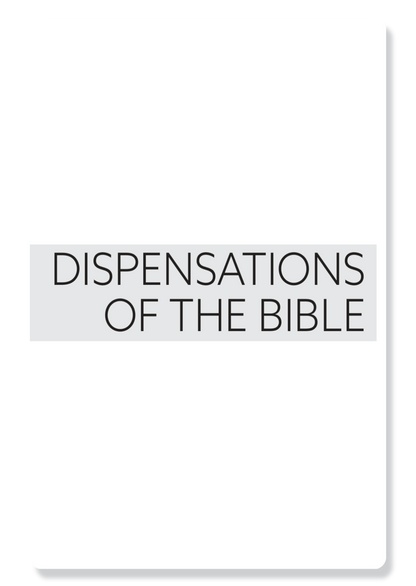 Book 8: The Dispensations