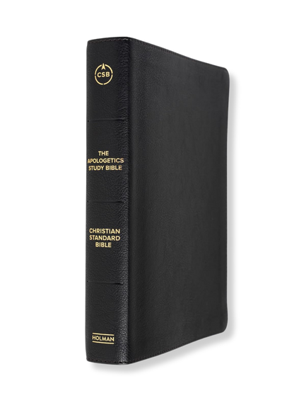 CSB Apologetics Study Bible, Leathertouch (Black)
