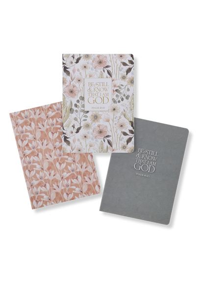Be Still and Know Set of 3 A5 Notebooks