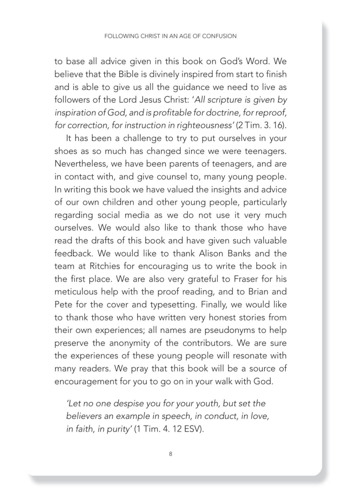 Following Christ In An Age Of Confusion