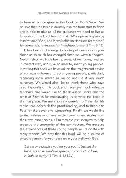 Following Christ In An Age Of Confusion