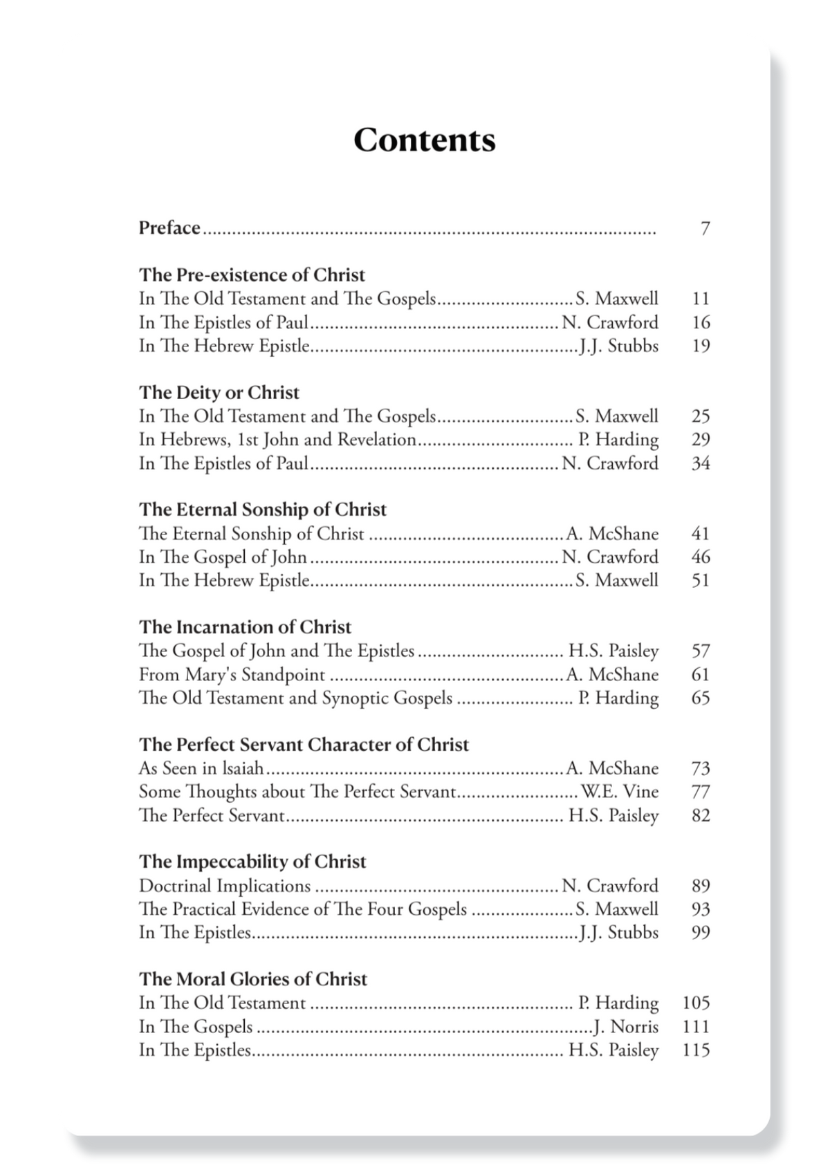 The Person Of Christ