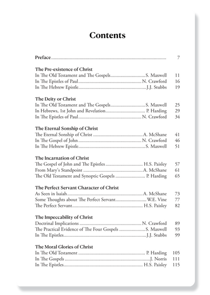 The Person Of Christ